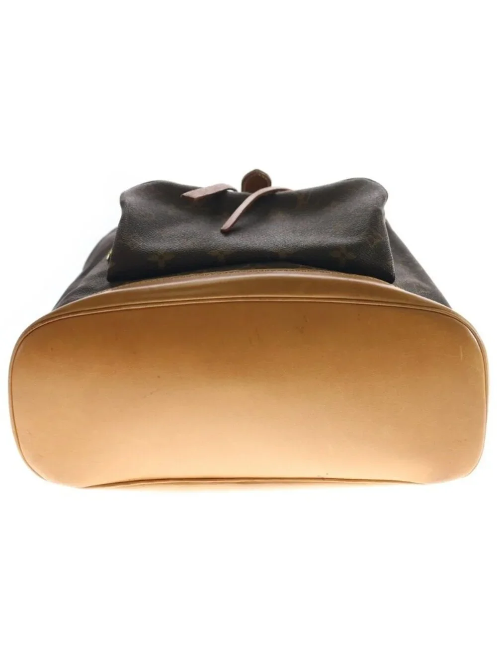 Louis Vuitton Montsouris GM Monogram Backpack Leather Brown